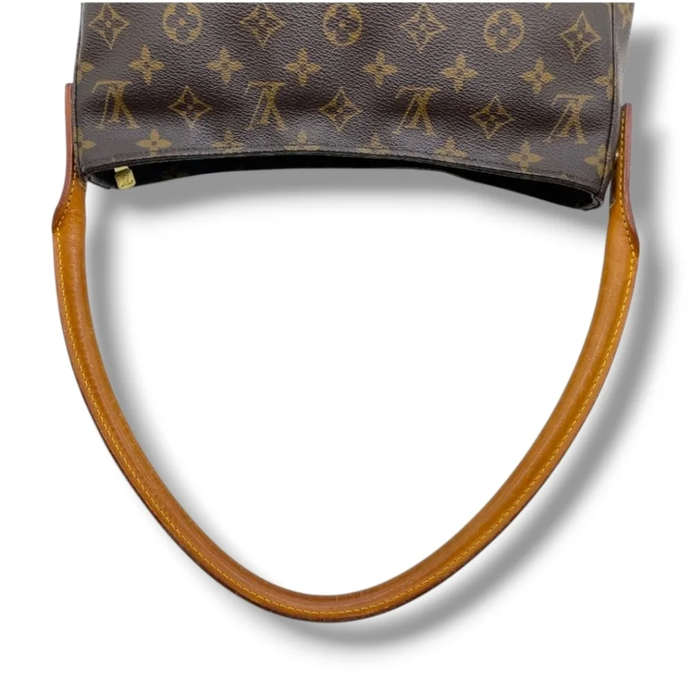 Y2K USA Made Vintage Louis Vuitton GM Looping Monogram Canvas Shoulder Handbag
